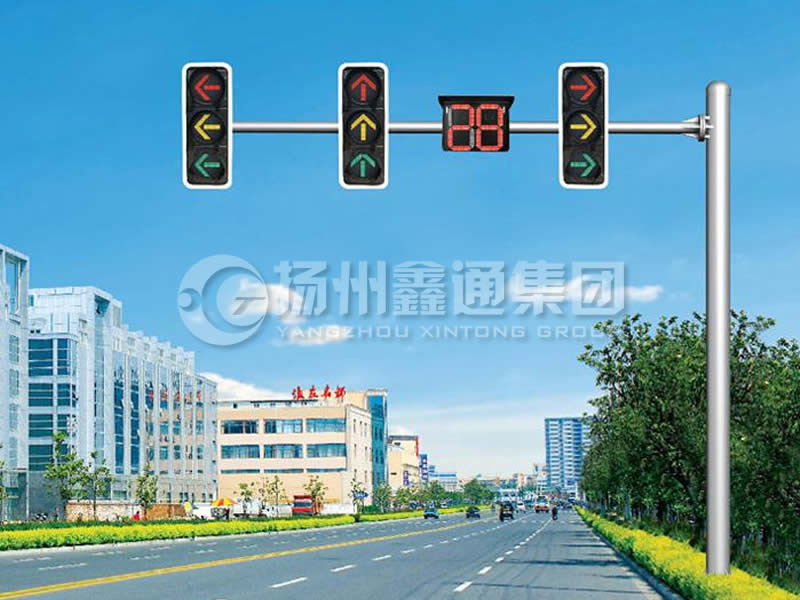 XHDG-012，L型等徑單臂信號燈桿