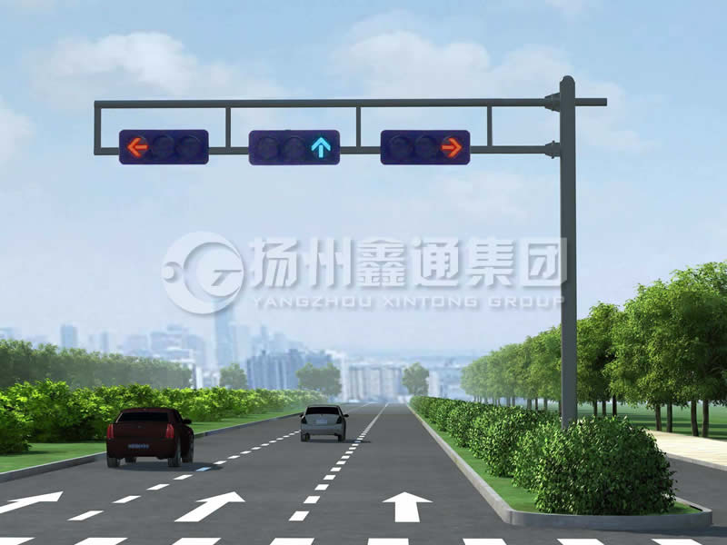 XHDG-040，F(xiàn)型框架信號(hào)燈桿