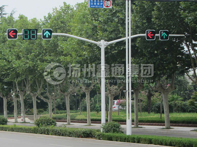 XHDG-041，Y型雙挑信號(hào)燈桿